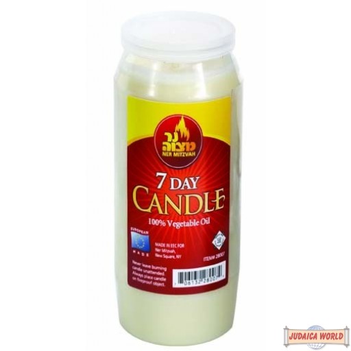 7 Day Shiva Memorial Candle