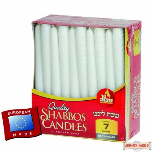 7 Hour European Shabbos Candles - 30 Pk