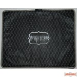 Leather Challah Cover Style CC300 Black/Silver