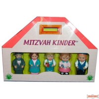 Mitzvah Kinder  -  Set of  5 - Lubavitch Style
