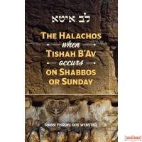 The Halachos when Tisha B'Av occurs on Shabbos or Sunday, halachic guide