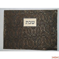 Leather Challah Cover Style PC105BK-GO