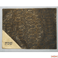 Leather Challah Cover Style PC200-BKGO