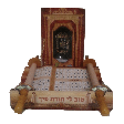 Medium Sefer Torah Velvet Cover Alef Beit