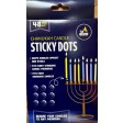 Chanukah Candle Sticky Dots 